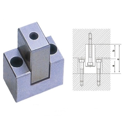 1.2210ブロックの正方形のブロックを見つけるTiCNは型の付属品を置いた